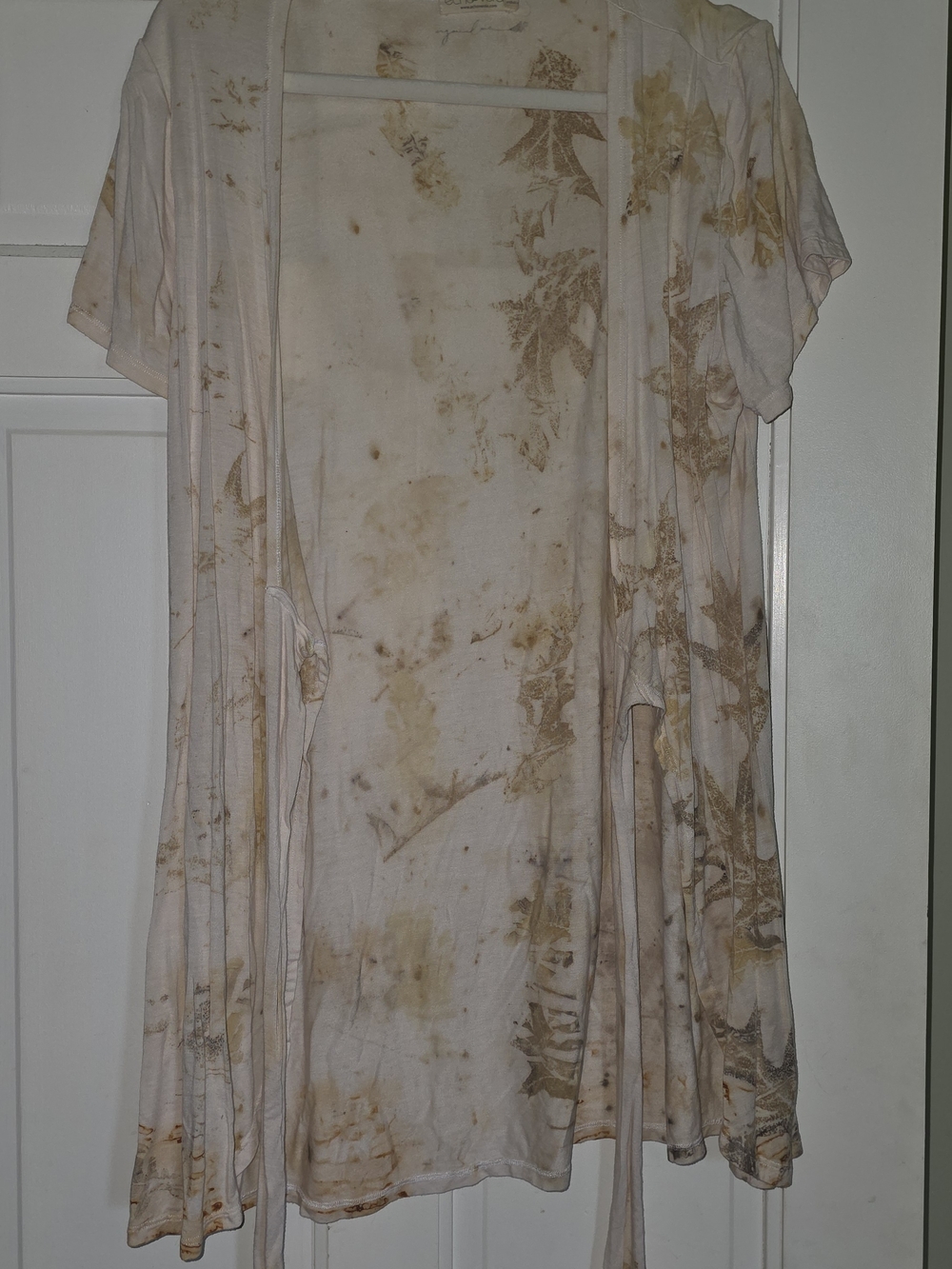 Yan-love Handmade Handdyed Wrap Shirt
